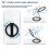 360 Rotatable Magnetic Phone Bracket, Foldable Multi-Function Stand for Secure Double-Sided Buckle Holder Black 1