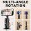 Q04 Gimbal Fully Automatic Follower with Remote Control Mobile Phone Holder Stabilizer AI  Face Mobile Phone Gimbal 5