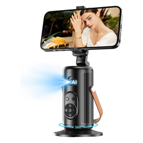 Q04 Gimbal Fully Automatic Follower with Remote Control Mobile Phone Holder Stabilizer AI  Face Mobile Phone Gimbal 1