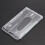 2X Vertical Hard Plastic Badge Holder Double Card ID Multi Transparent 10X6cm 7
