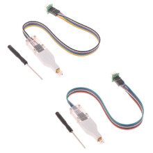 2Pcs Sop8 Chip Download Burn Write Probe Spring Needle Flash Eeprom Chip Burner Cable Sop8 208mil 5.8mm 150mil 4.4mm