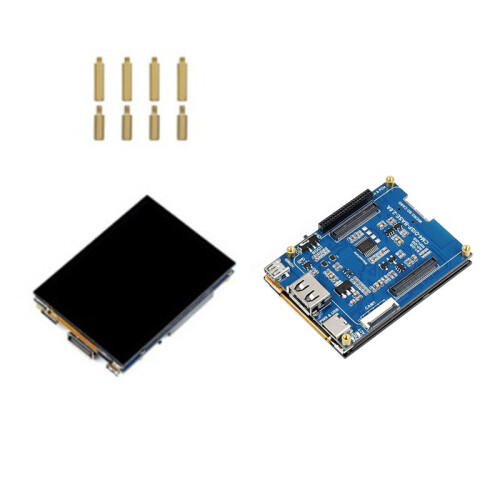 CM4 Expansion Board 2.8inch Touch Screen Display HAT USB HUB  Kit for RPI Raspberry Pi Compute Module 4 Lite EMMC