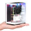 For Raspberry Pi 5 Case, Micro-type Desktop Case with Active Cooler, PWM Fan, RGB Lighting Bar,  Tower PC Case 6