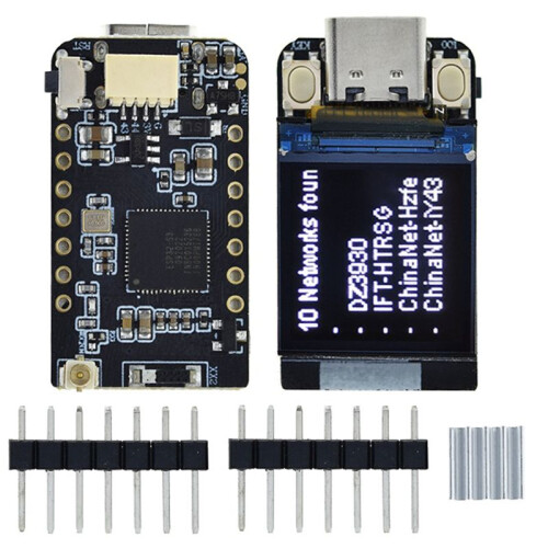 T-QT V1.1 ESP32-S3 GC9107 0,85 Polegadas LCD Display Module Development Board WIFI  Full Color IPS 128x128 Screen 2