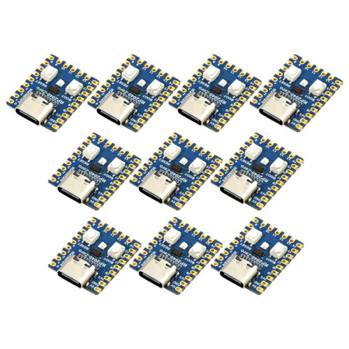 RP2040-Zero Microcontroller Development Board voor Raspberry Pi RP2040 Dual-Core Cortex M0+ Processor 2MB Flash 10st