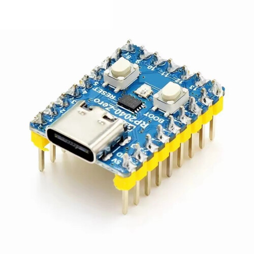 RP2040-Zero Microcontroller  Development Board for Raspberry Pi RP2040 Dual-Core Cortex M0+Processor 2MB Flash 3Pcs 1