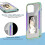 NFC EInk Screen DIY Phone Case Custom Refesh Screen Display Mobile Phone Case Cover for IPhone16 Color 4