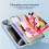 NFC EInk Screen DIY Phone Case Custom Refesh Screen Display Mobile Phone Case Cover for IPhone16 Color 7