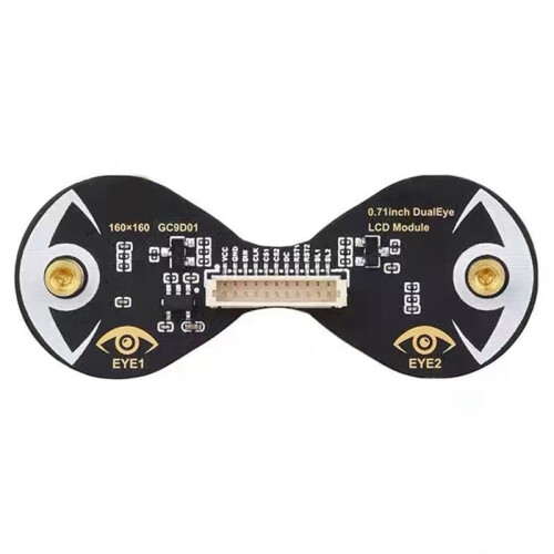 0.71inch Dual Eye LCD Module 160x160 Resolution 65K Color Screen SPI Interface for  Raspberry Pi ESP32 1