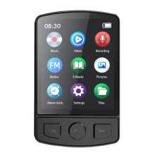 Draagbare MP3-Speler Sport Clip Walk HiFi-Geluid 1,8 Inch Scherm Ultralichte 5.2 MP3-Speler Knop voor Sport