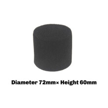 10 Bouchons en Éponge pour Tubes de Haut-Parleur, Tubes Bass-Reflex, Évents de Haut-Parleur de Graves, Améliore la Phase des Basses 72 X 60 mm