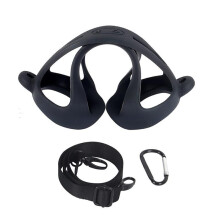 Estuche de Silicona para Altavoz con Mosquetón, Funda Protectora Impermeable y Correa Ajustable para Flip 6,A