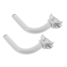 2pcs Adjustable Outdoor Antenna Mounting Bracket Stainless Steel for Wall and Pole Installation