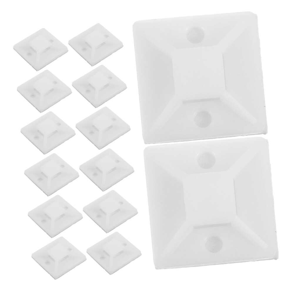 Cable Management Clips 100Pcs With Strong Adhesive Hold, Selfadhesive Zip Tie Mounts For Wires 9053599547693