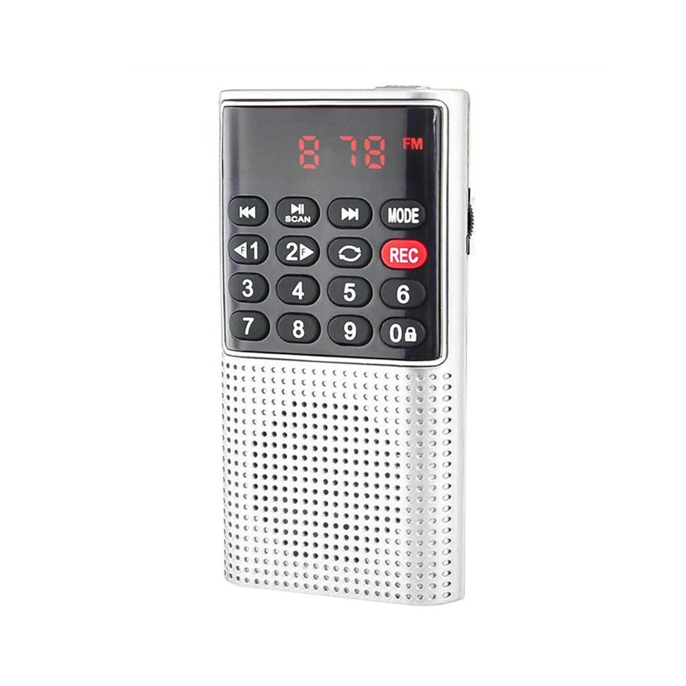 L-328 Pocket Walkman Radio Multifunctional Rechargeable Portable Usb Tf Mp3 Player Handheld Speaker For Outdoor 6032767406263