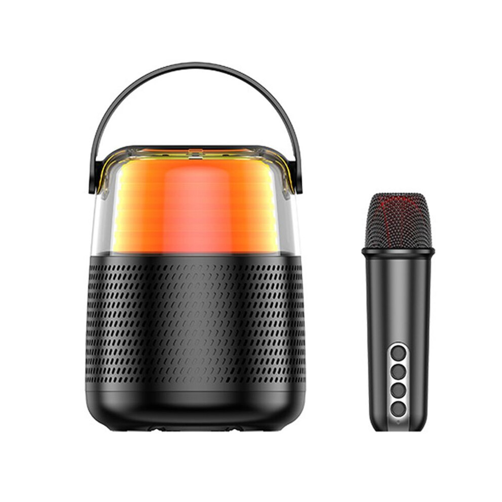 3000Mah 6W Colorful 5.3 Speaker Rgb Home Subwoofer With Microphone Portable Aux Tf Card Playback Light 6032281036618