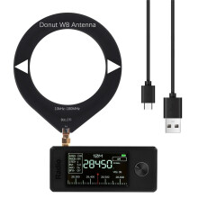 Radio Portátil de 0,5-108 MHz LSB USB AM FM Radio de Bolsillo FM/AM Pantalla de 1,9 Pulgadas Receptor de Radio de Todas las Bandas SW MW VHF Radio