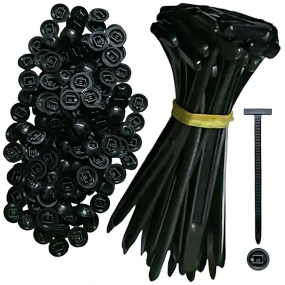 Heavy Duty Nylon Zip Ties 3.54 Inch Uv Resistant Cable Ties For Automotive Home Diy 200Pcs 9174973174578