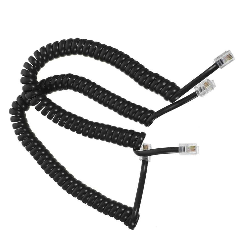 Telephone Cord 2Pcs Tangle Coiled Design For Landline Phones With Clear Voice Transmission 9174973174585