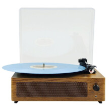 Giradischi , Giradischi Vintage Multifunzionale, Giradischi In Legno, Lettore Audio con Spina UE