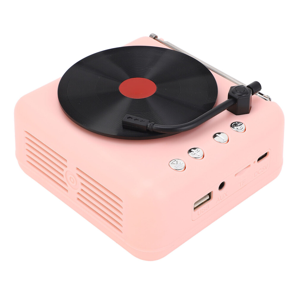 Retro Bluetooth Record Player Speaker 3.7V 1200Mah Hifi Sound 6951384412580