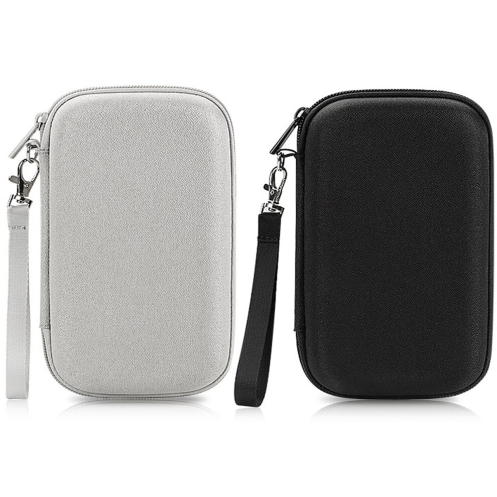 Hard Drive Carrying Case 2 Pack Shockproof Waterresistant Electronics Organizer Bag And Black/Gray 9174973174622