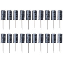 SODIAL(R) 20 Pcs 1000uF 50V 13x25mm Condensateurs electrolytiques en aluminium Noir