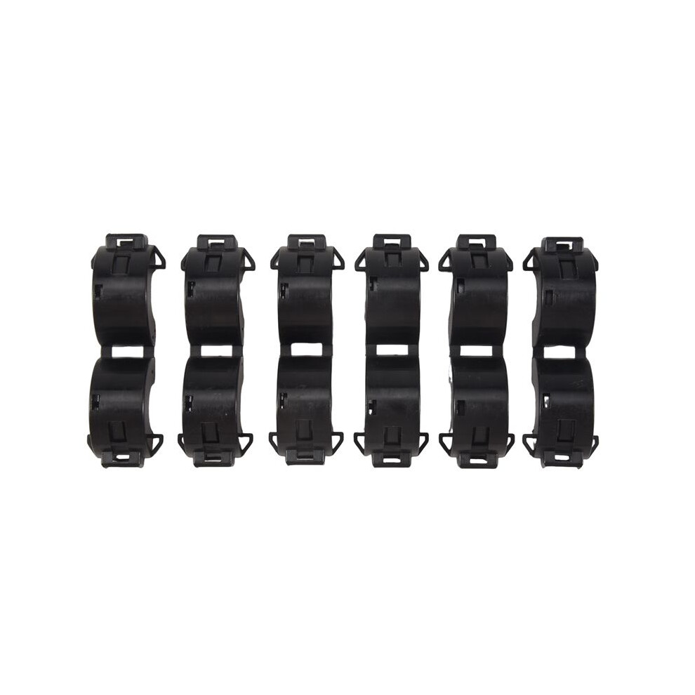 6 Pcs 15Mm Dia Cord Ferrite Core Noise Suppressor Filters Black 6033792927884