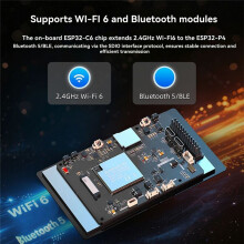 4,3-Inch Esp32-P4/Esp32-C6 Ontwikkelbord met Ips Capacitief Touchscreen 480X800 voor Geavanceerde Touch-Programmering