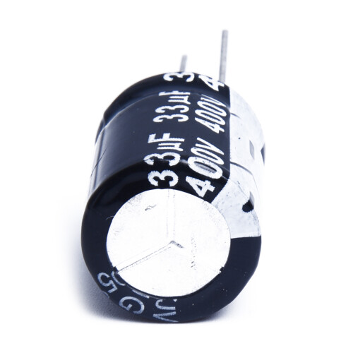 10pcs Capacitor Electrolytic Aluminum 33UF 400V Black 2