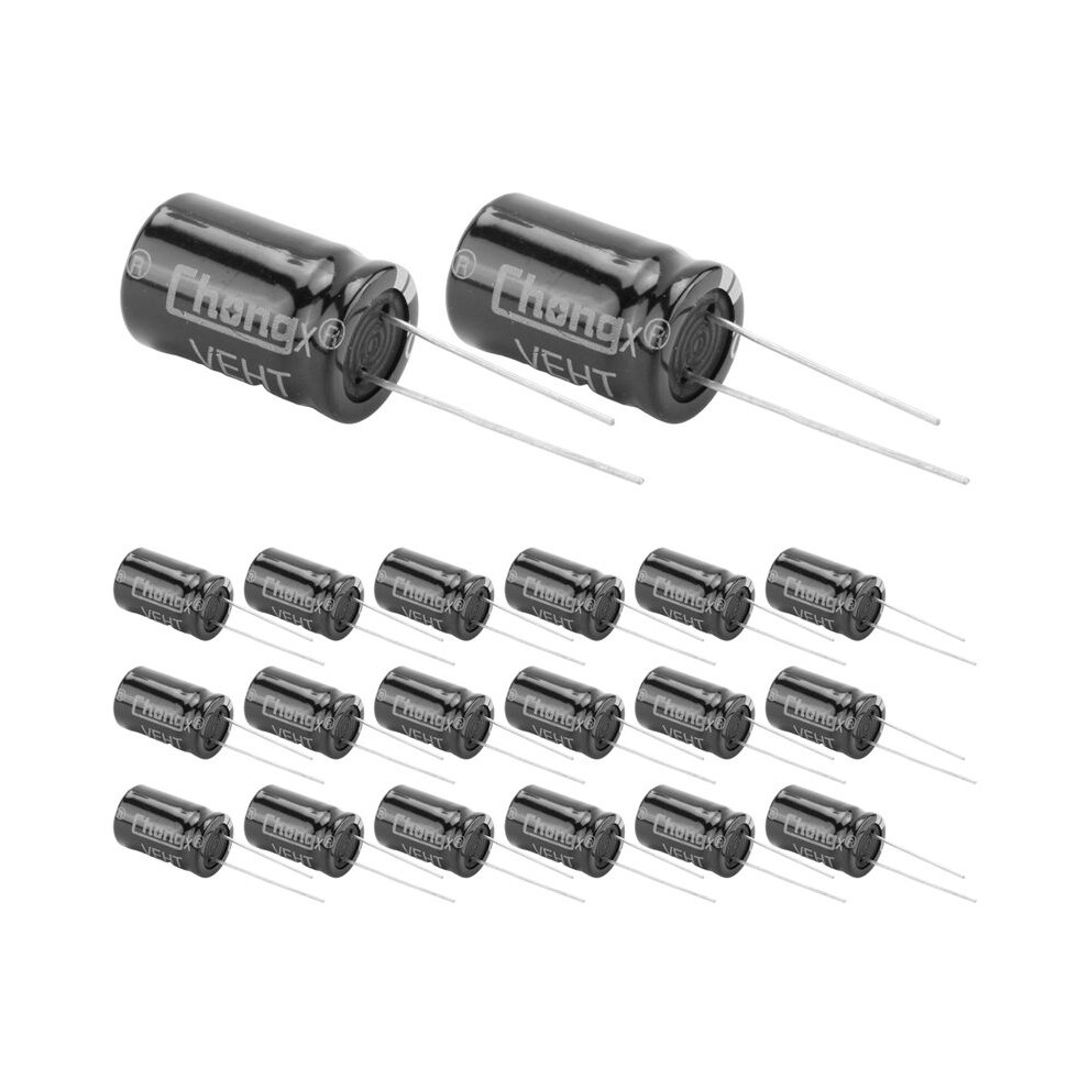 20 Pcs 13X21mm 2200Uf 25V Radial Aluminum Electrolytic Capacitors 4713955660620