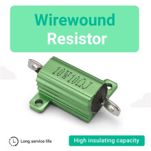 Green Aluminum Chassis Mounted Wirewound Resistors 10W 10 Ohm 5%