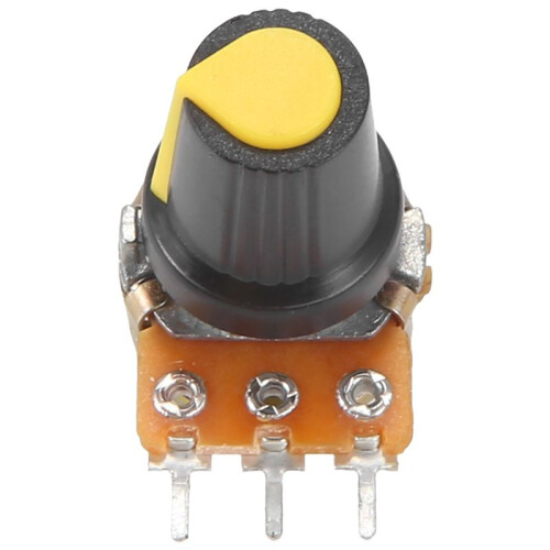 5 Piece 100K Ohm 3 Terminals Linear Taper Rotary Audio B Type Potentiometer Pot 1