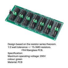 7 Decade 1R - 9999999R Programmeerbare SMD-Weerstand Schuifweerstand Board Stapnauwkeurigheid 1R 1% 1/2 Watt Module 200V