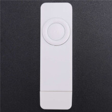 Mp3 Abspieler Modischer Tragbarer Streifen Sport Verlustfreier Sound Musikmedien Unterstützung Bis zu 32 Gb Micro-Tf Karte (Weiß)