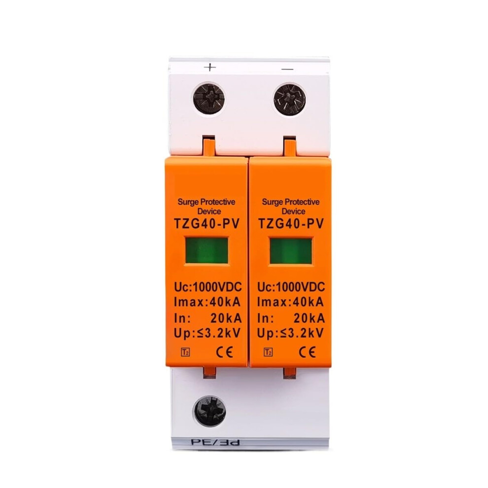 Dc Surge Protector 1000V 40Ka For Solar Pv Systems, 600V Low Voltage Surge Arrester 9053599547907