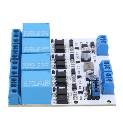 4-Channel GPIO Relay Module Optocoupler, 5-32V/10A 1