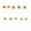 500Pcs/Box 10Values X50Pcs (0.1Uf - 10Uf) Monolithic Ceramic Capacitors Assorted Kit with Storage Box 6
