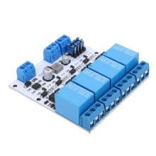 4-Kanal Optokoppler GPIO Relais PCB, 10A/250VAC