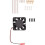 For Jetson  B01 A02 2GB Acrylic Case Development Board Universal Protective Shell with Cooling Fan 2