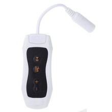 FM Radio IPX8 Waterproof MP3 Music Player Swimming Diving Earphone Headset Sport Stereo Bass Swim MP3,4G White