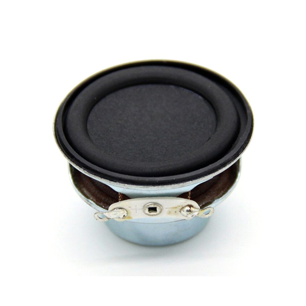 2Pcs Audio Speaker 4Ω 6W 40Mm 1.5 Inch Bass Multimedia Speaker Loudspeaker Diy Sound Speaker For Home Theater Black 4713542548744