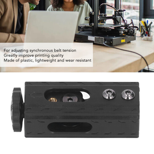 Synchronous Belt Tensioner for 3D Printer X-Axis, ABS, 62mm 2