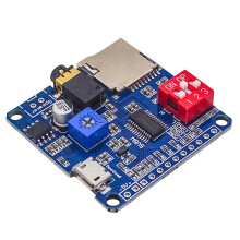 Voice Playing Module Board MP3 Music Player 5W MP3-Player Serielle Steuerung /TF-Karte DY-SV5W