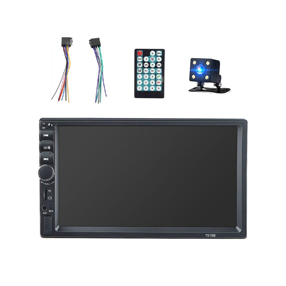 Universal 7Inch 2 Din Car Radio Recorder Player Touch Screen Stereo Mp5 Multimedia Player With Camera 7018B 6033189720555
