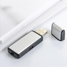 Enregistreur Vocal USB 32G Clé USB Enregistreur Audio Vocal NuméRique Rechargeable pour Enregistrement D'Interview de RéUnion sur PC