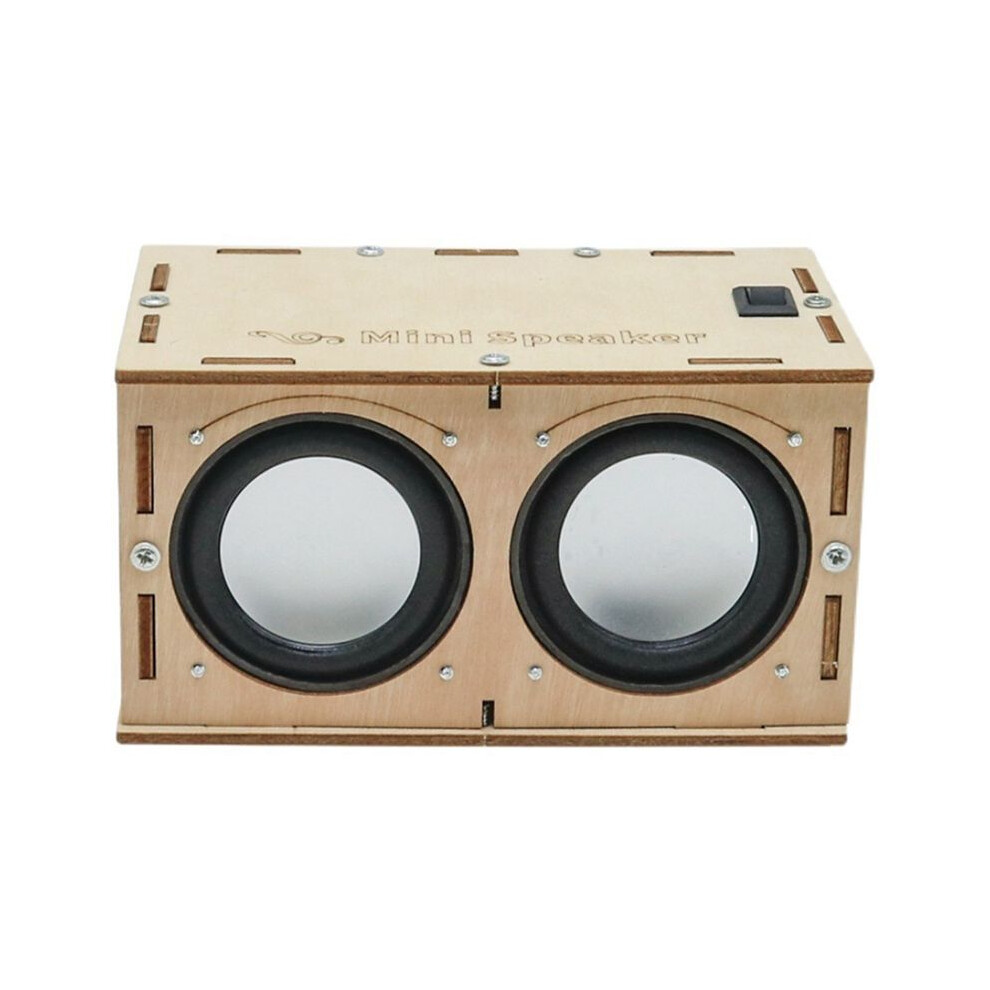 Diy Speaker Box Kit Electronic Sound Amplifier Builds Your Own Portable Wood Case Speaker Sound 4711592954751