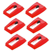 6 Pack Record Player Needle, Vinyl Phonograph LP Old Phonograph Piezoelectric