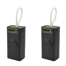 2X 21X18650 Battery Case Welding Free Power Bank Case PD- with Light 18650 Battery Charge Box Detachable Portable Case