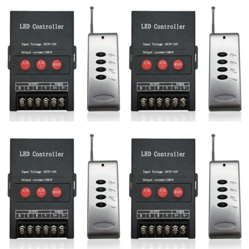 4X 30A Led Controller IR Remote  Power 360W BT Controller pour RGB Strip Light DC5-24V